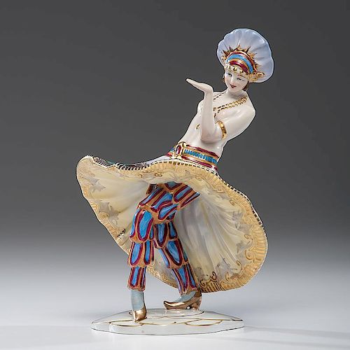 Fischer & Mieg Pirkenhammer Porcelain Dancer
