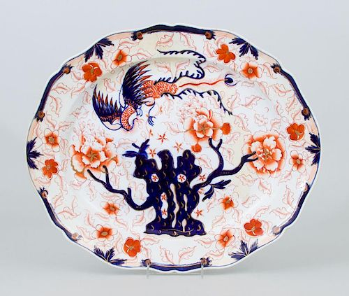 English Ironstone Japan Pattern Platter