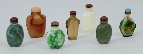 Group of Seven Chinese Snuff Bottles