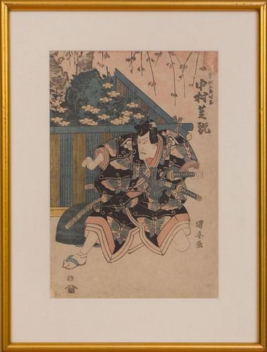 Japanese School: Five Framed Woodblock Prints
