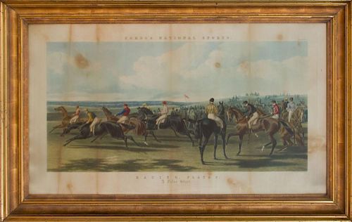 After John Frederick Herring (1795-1865): A False Start; The Run In; and Returning to Weight, from Fores's National Sport Ser