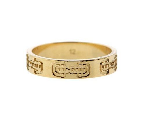Gucci 18K Gold Band Ring