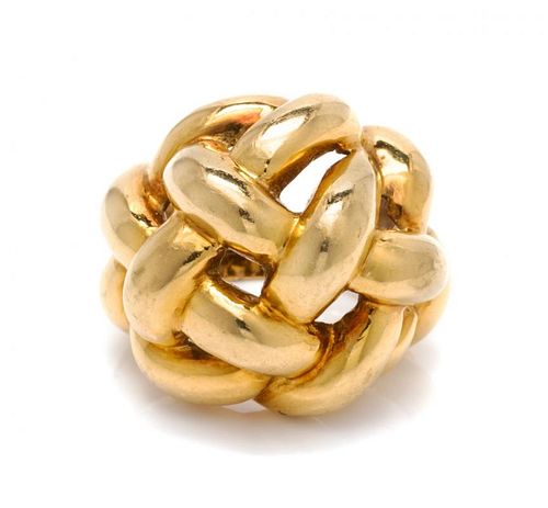An 18 Karat Yellow Gold Ring, 10.60 dwts.