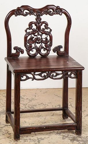 Antique Chinese Hardwood Chair
