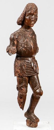 15th C. Carving of St. George, France