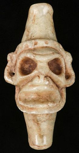 Taino Zemi-Like Marble Head (1000-1500 CE)