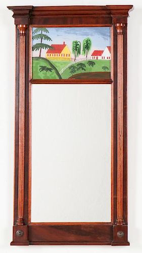 Antique Sheraton Mirror
