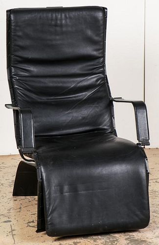 A Poltrona Frau Leather Adjustable Spine Chair