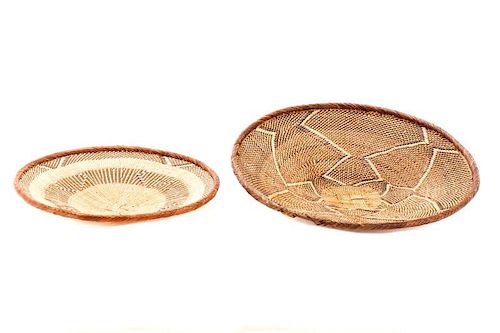 Two Tonga Binga Woven Baskets