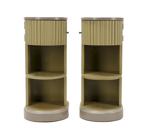 Pair, American Art Deco Stands/Tables, Kittinger
