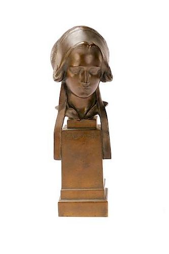 George Frampton, "Madonna"-1915, Bronze