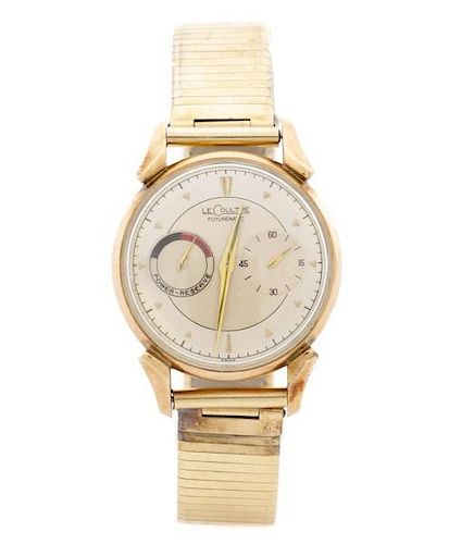 Men's LeCoultre "FutureMatic" Gold Wrist Watch