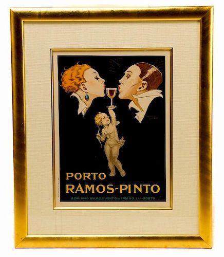 Rene Vincent, "Porto Ramos-Pinto" Poster
