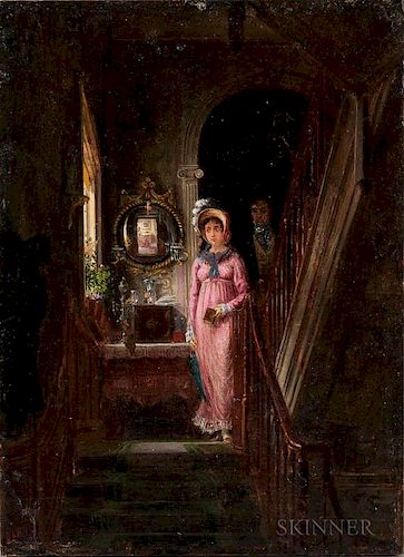 Edward Lamson Henry (American, 1841-1919)      Descending the Staircase