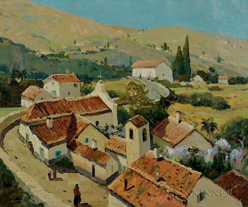 Anthony Thieme (American, 1888-1954)      Back Road, Spain