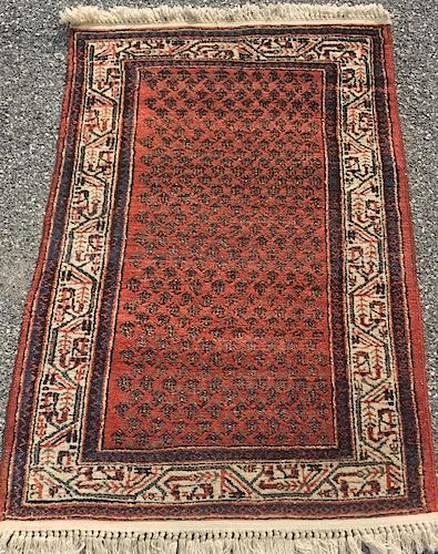 Oriental Mat with Red Field
