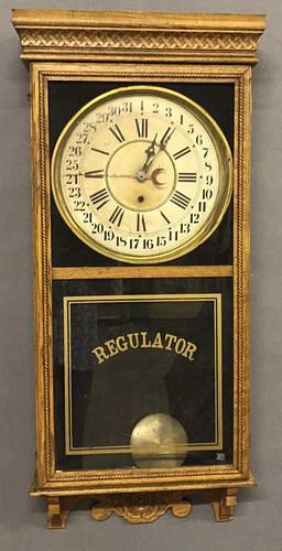 Oak Calendar Regulator Clock