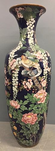 Massive Japanese Cloisonné Vase