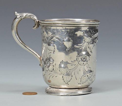 T. Gowdey Nashville Coin Silver Cup