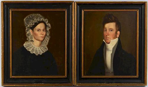 Pr. Ralph E. Earl Portraits, Hardy Cryer and Wife