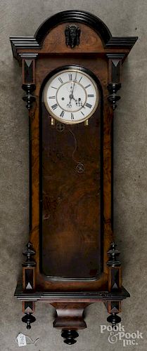 Vienna regulator clock, 42'' h.
