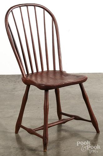 Bowback Windsor dining chair, ca. 1810.