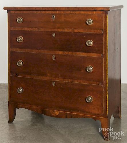 Pennsylvania Federal cherry chest of drawers.