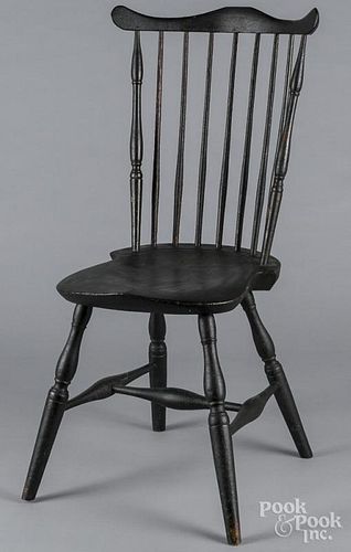 Fanback Windsor side chair, ca. 1800.