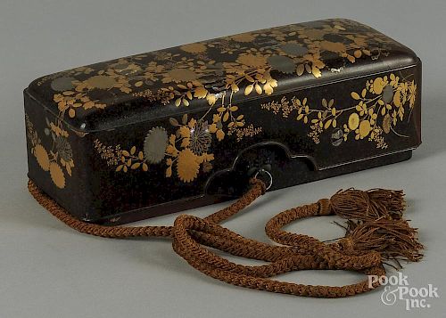 Japanese lacquer writing box