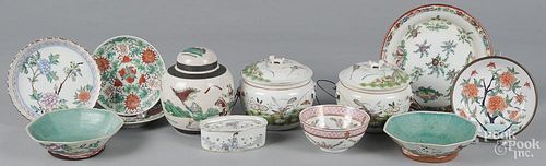 Group of Chinese export porcelain.