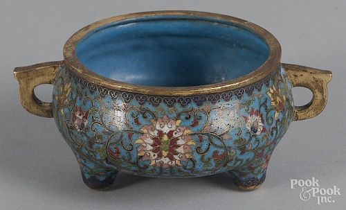 Chinese cloisonné bowl, probably Republic period