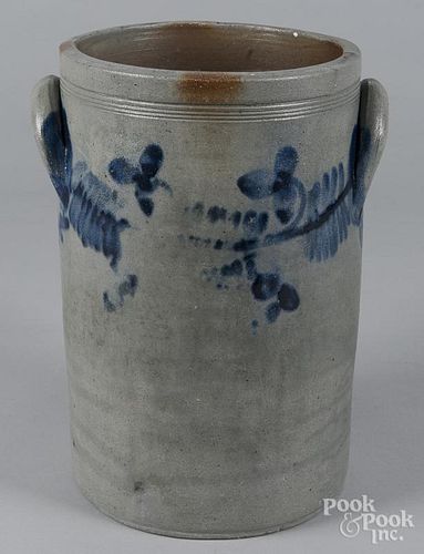 Pennsylvania or Maryland stoneware crock, 19th c.