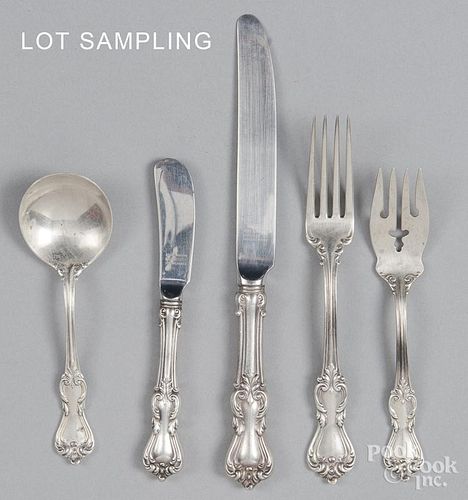 Reed and Barton sterling silver flatware service
