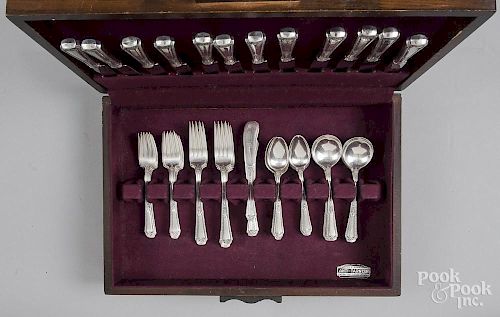 Towle sterling silver flatware service for twelve