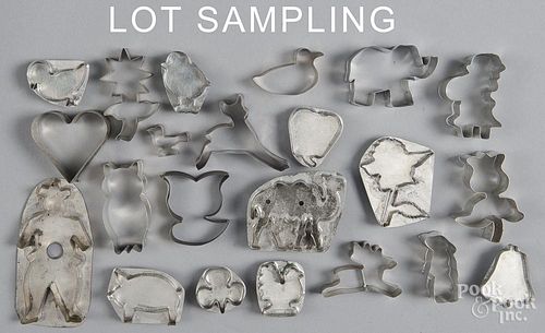 Large collection of cookie cutters, 20th c.