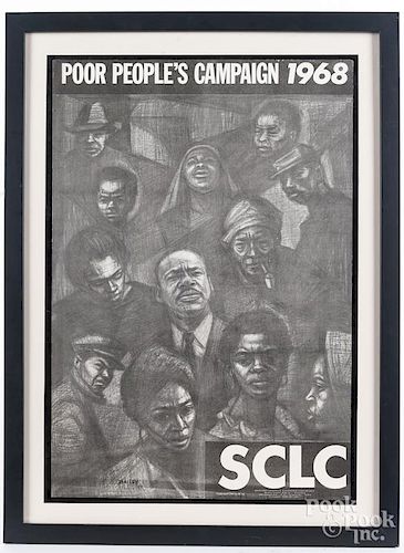 Kofi Bailey (American 20th c.), lithograph poster