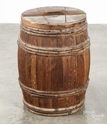 Oak barrel, 19th c.