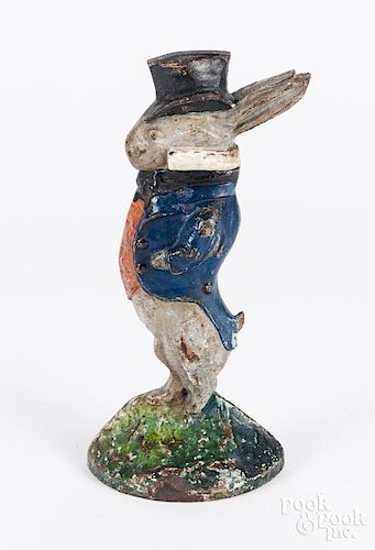 National Foundry cast iron dressed rabbit