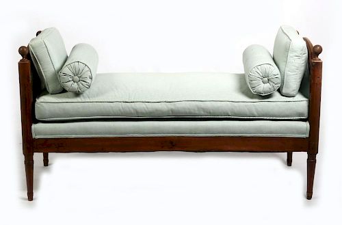AN EARLY 19TH CENTURY CONTINENTAL DAY BED