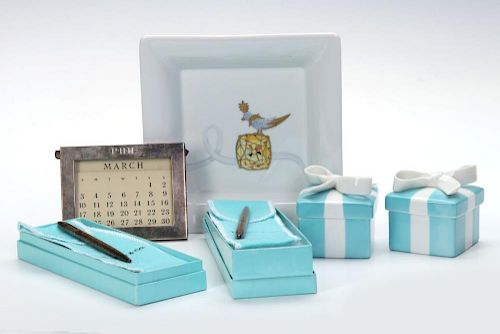 A COLLECTION OF ITEMS RETAILED BY TIFFANY & CO