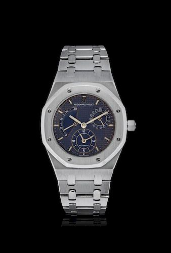 Men’s wristwatch Audemar Piguet Royal Oak Dual Time 017 ref. ST 23730.789, sold in 1984
