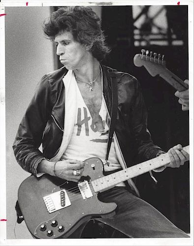 KEITH RICHARDS by CHERIE DIEZ, 1981.