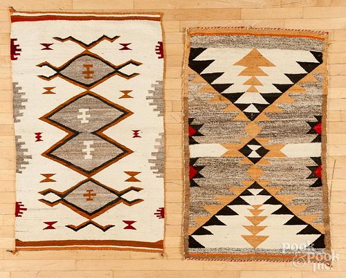 Two Navajo weavings