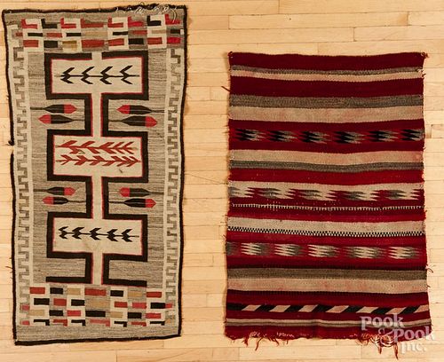 Two Navajo weavings