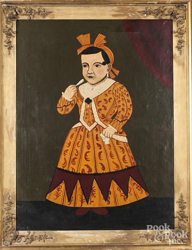 Spanish Colonial oil on canvas portrait