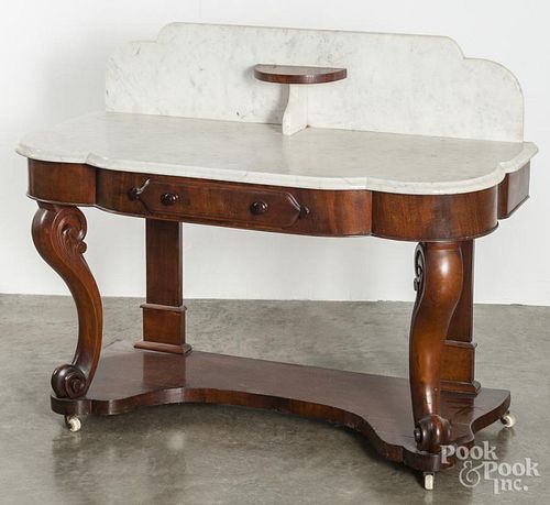 Victorian marble top dressing table