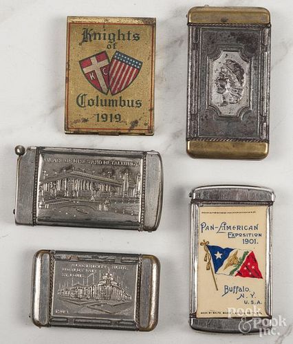Five match vesta safes