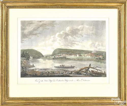 After Thomas Birch, color engraving