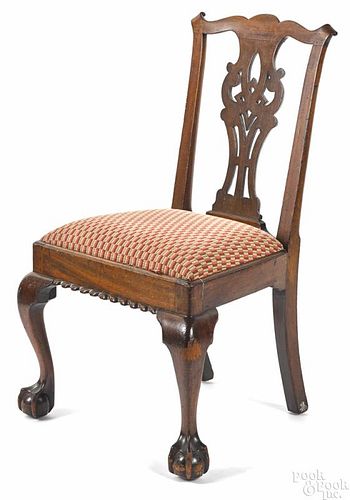 New York Chippendale mahogany dining chair