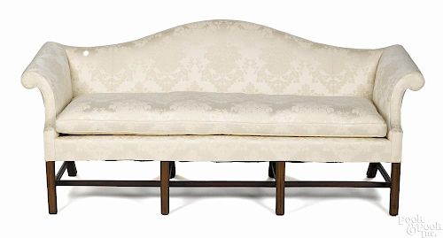 George III mahogany sofa